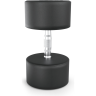 Гантель круглая UNIX FIT PRO обрезиненная 42,5 кг DBRND42_5PBKx2