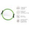 Кольцо изотоническое для пилатеса UNIX FIT 38 см, зеленый PWU38GN